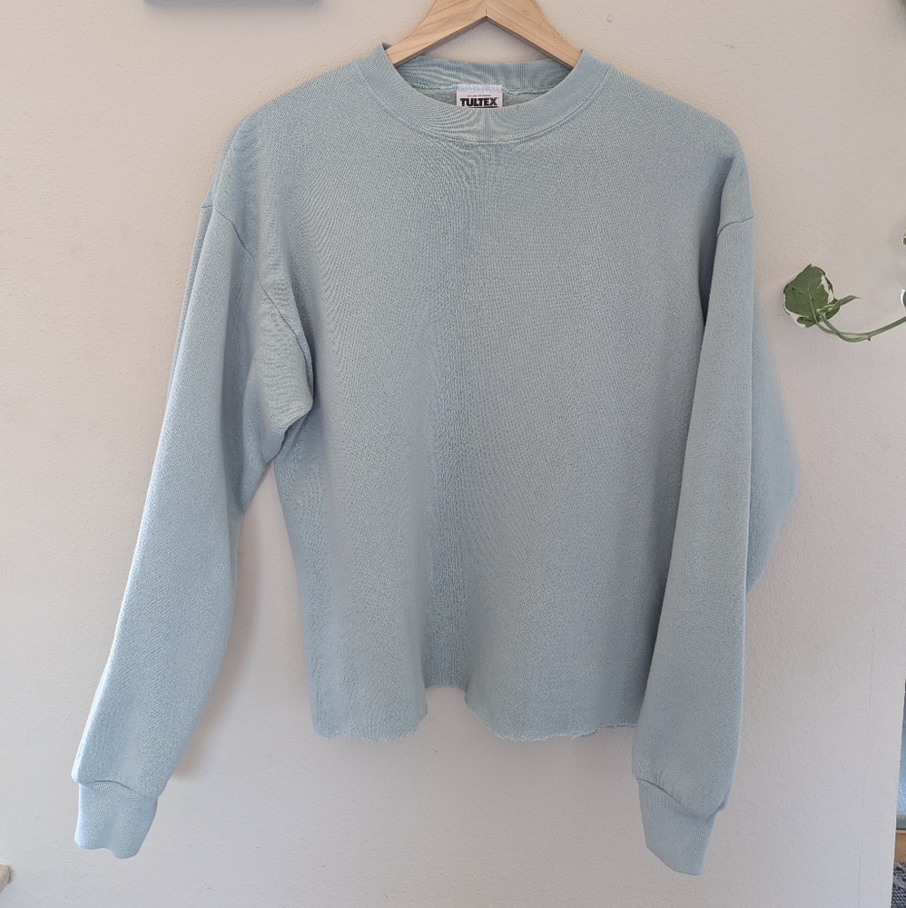 Vintage light mint green sweatshirt